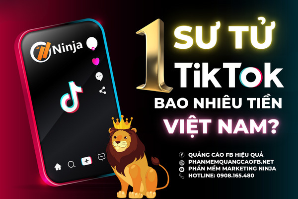 1 con sư tử trên tiktok bao nhiêu tiền