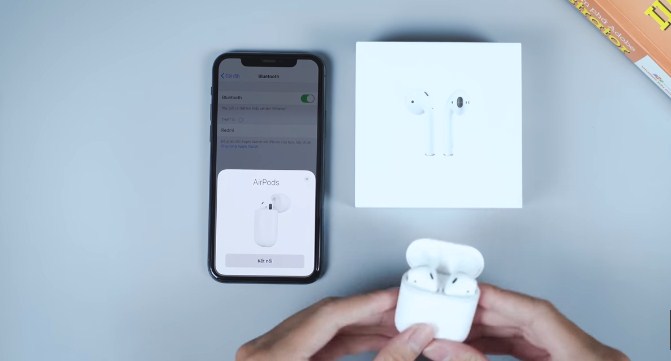 Bấm connect để kết nối Apple AirPods với iPhone