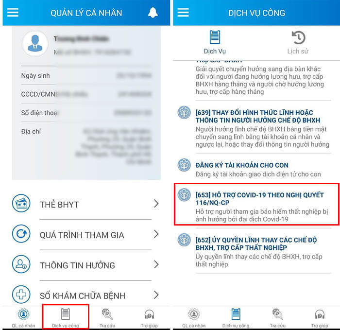 Buoc-2-chon-muc-653-ho-tro-covid-trong-dich-vu-cong.jpgBẤM VÀO HỖ TRỢ COVID THEO NGHỊ QUYẾT 116 TẠI MỤC DỊCH VỤ CÔNG