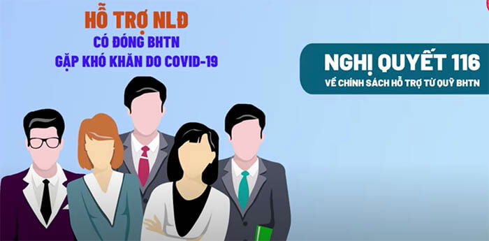 Cách nhận tiền hỗ trợ Covid-19 (116/NQ-CP) trên VssID từ Quỹ Bảo hiểm thất nghiệp