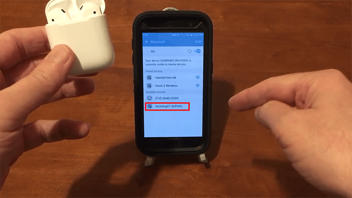 Cách kết nối AirPods với điện thoại thông minh Android bước 5