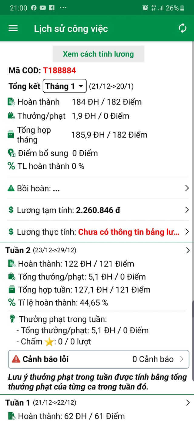 Cách tính lương shipper chạy Giao hàng tiết kiệm (COD)