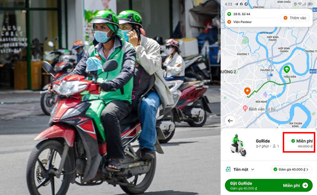 Gojek tặng 40.000đ x2 chuyến xe miễn phí khi đi tiêm chủng vaccine COVID-19