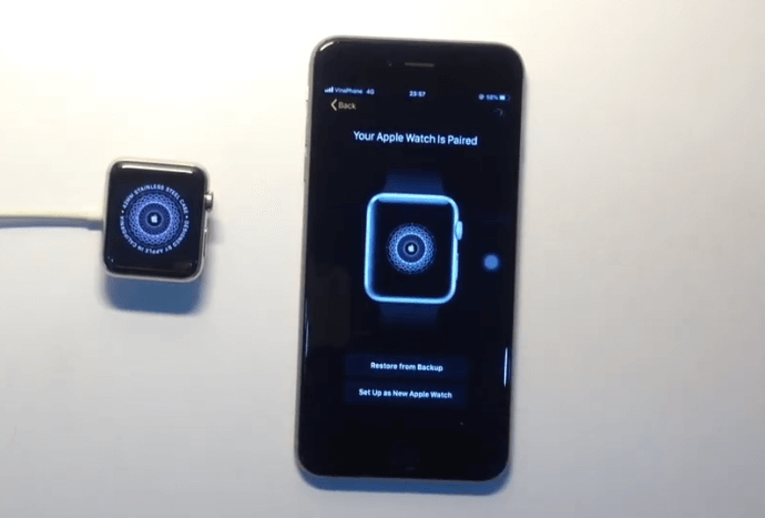 ghép đôi đồng bộ đồng hồ Apple watch với iPhone rất nhanh