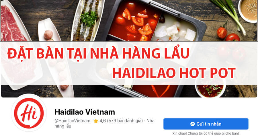 Hướng dẫn đặt bàn tại nhà hàng Lẩu Haidilao Hot Pot (海底捞火锅) 