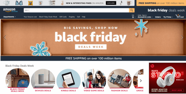 Black Friday - dịp đặc biệt để săn hàng trên Amazon