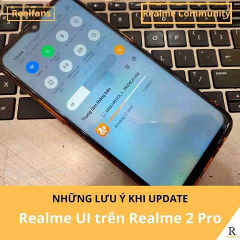 Lưu ý và giải đáp khi nâng cấp phần mềm Realme UI cho điện thoại