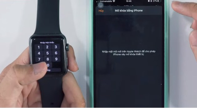 Bật chế độ unlock with iPhone