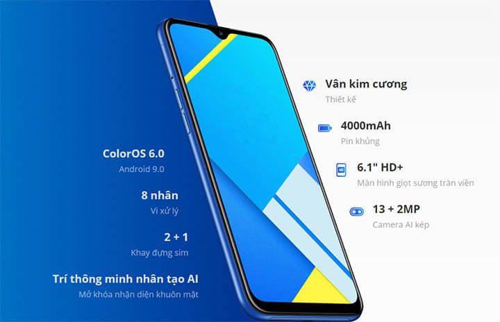 Thông tin về viên pin trên Realme c2