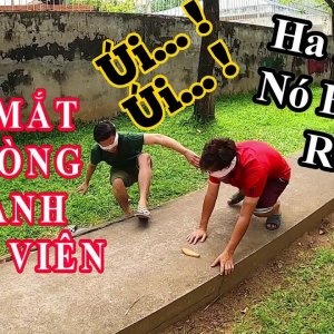 Bịt mắt đi một vòng quanh công viên, trận đấu khốc liệt || MS7 Vlog