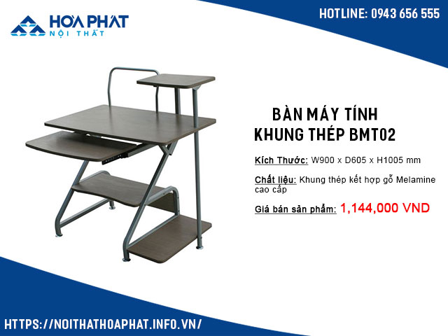 bàn để máy tính nhỏ gọn giá rẻ BMT02