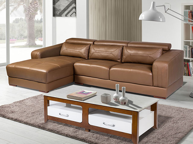 Sofa da giá rẻ SF107A