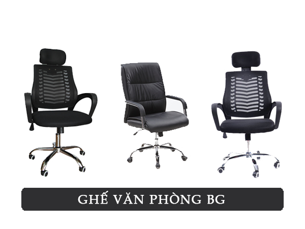 ghế văn phòng hãng nào tốt - ghế văn phòng bg