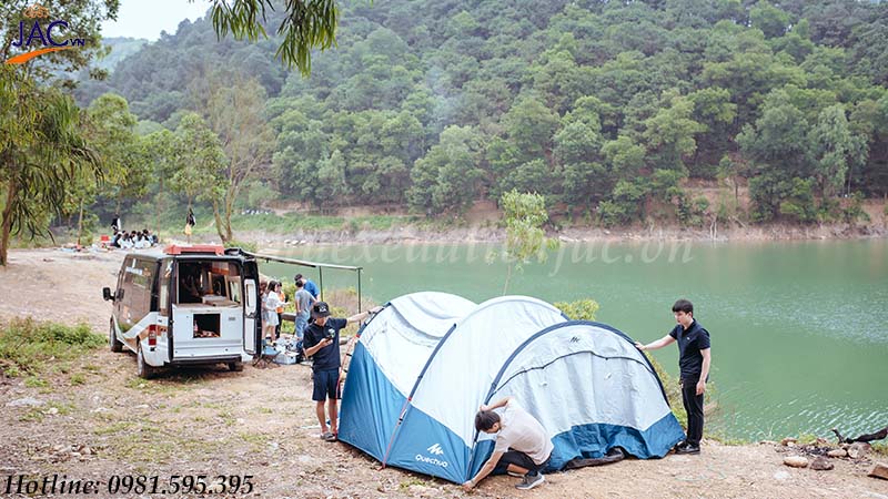 Picnic tại Hàm Lợn cùng xe Mobihome của JAC