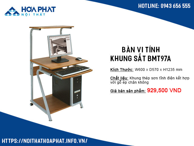 bàn để máy tính nhỏ gọn giá rẻ BMT97A