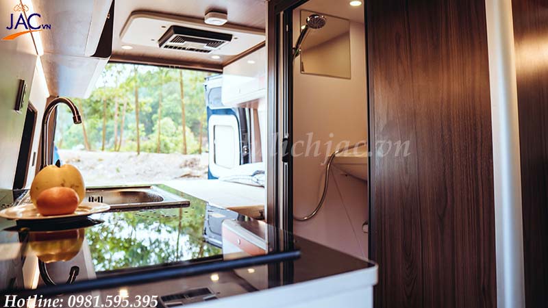 Thuê Xe Mobile Home tại JAC-Nội thất bên trong tiện nghi