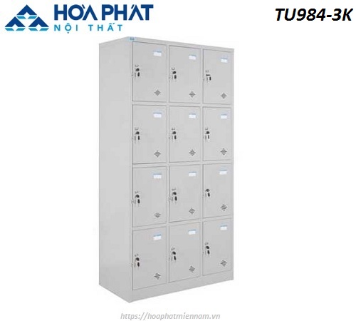 Tủ sắt Locker Hòa Phát 12 ngăn TU984-3K